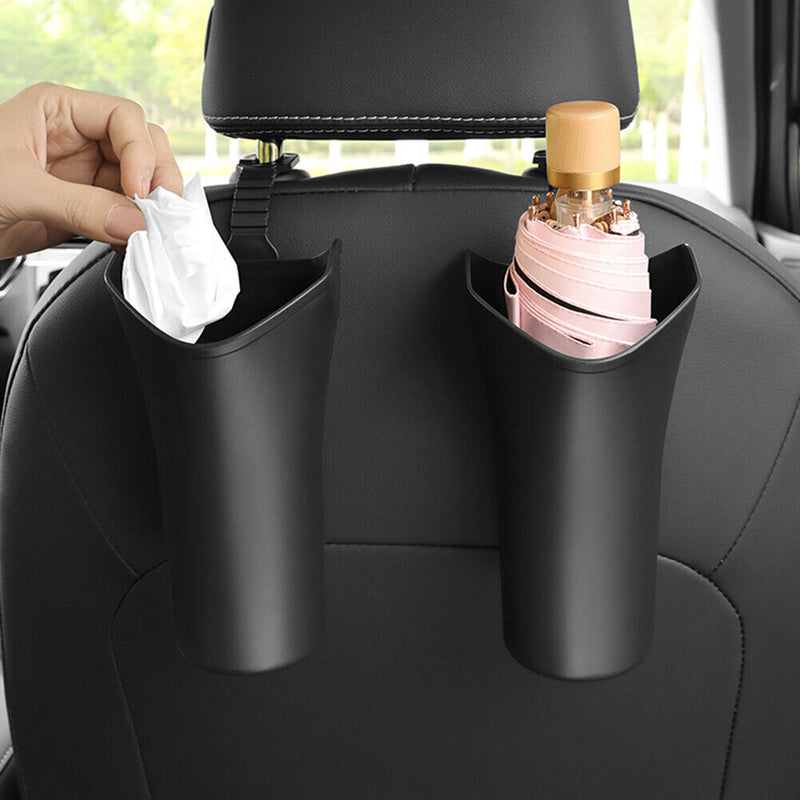 Multifunctional Car Umbrella Storage Box Organizer Bucket Backseat Garbage Can