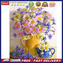 5D DIY Flower Partial Round Diamond Painting Mosaic Picture Wall Rhinestone Art