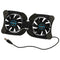 2 Fans USB Cooler Cooling Pad Stand Radiator For 7''-15'' Notebook Laptop W1M7