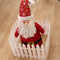 Decoration White PVC Garden Guardrail Decorative Barrier Christmas Tree Fence