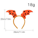 Bat Wings Headdress Non Slip Women Girl Hair Band for Halloween Party (Oran