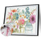 Multi-color Flower Oil Paint By Numbers Kit DIY Acrylic Painting on Canvas Cr