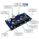 9pin USB Header Male 1to 4 Female Extension Cable Card USB 2.0 Hub for Desktop