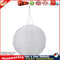 30cm 12 inch Waterproof Lantern Solar Nylon Cloth Hang Festival Lights (A) Newly