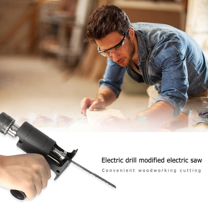 Household Electric Drill Modified Electric Reciprocating Jig Saw Adapter Newly