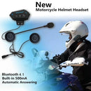 Reduction Motorcycle Intercom Helmet Headset BT-12 Wireless Bluetooth Headphone