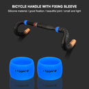 2pcs Bike Handlebar Tape Ring Anti-Skid Bicycle Handle Strap Sleeve (Blue) Newly