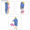 Hooded Cloak Beach Towel Printed Swimming Bath Towel Microfiber Bathing Bathr