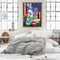 5D Diamond Painting Kit DIY flag and flowers Full Round Drill Mosaic Picture