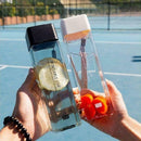 Transparent Square Tea Milk Fruit Water Cup 500ml For Sports Bottles Water Q0S8