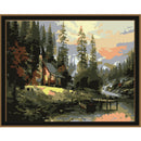 Rural Landscape 40x30cm DIY Paint By Numbers Oil Painting Kits Canvas