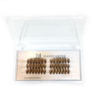 Brown Eyelash Extension Thick Long Premade Segment Cluster Lashes Grafting