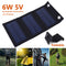 Foldable Solar Panel USB 3-Fold Solar Cell for Mobile Phone/3V-5V Battery Newly