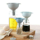 3Pcs/Set Plastic Funnel Oil Water Spices Wine Flask Tools Funnel A9G3 I8C7