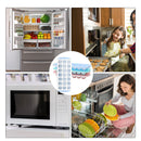 Ice Cube Trays 3 Pack Flexible for Cocktail Freezer Stackable Ice Mold with Lids