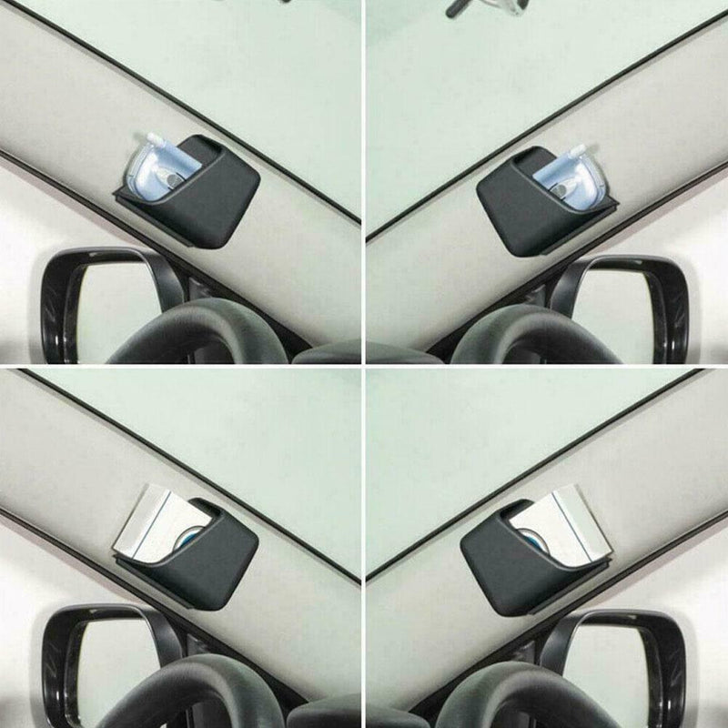 2PC Universal Car Auto Accessories Phone Organizer Bag Boxes Holder Storage J5A5