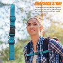 Backpack Shoulder Non-slip Fixed Strap Adjustable Bag Chest Belt (Blue) Newly