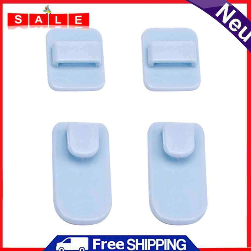 4pcs/set TV Remote Control Sticky Hooks Adhesive Hanger for TV Air Conditioner