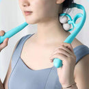 4 Ball Neck Pain Relief Massage Roller Dual Trigger Pressure Therapy Massager