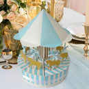 Romantic Carousel Candy Box Wedding Birthday Party Guest Gift Decor (Blue)