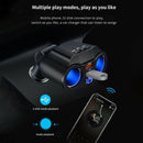 Dual USB Auto Schnellladegerät Zigarettenanzünder Splitter Netzteil Bluetooth F.