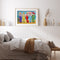 Women on Beach Colouring Oil Canvas Picture DIY Hand Painted Paint By Number Kit