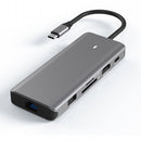 10 In 1 USB-C Multi Function Hub To HDMI 4K USB3.0 TF SD MicroSD 10/100 LAN Dock