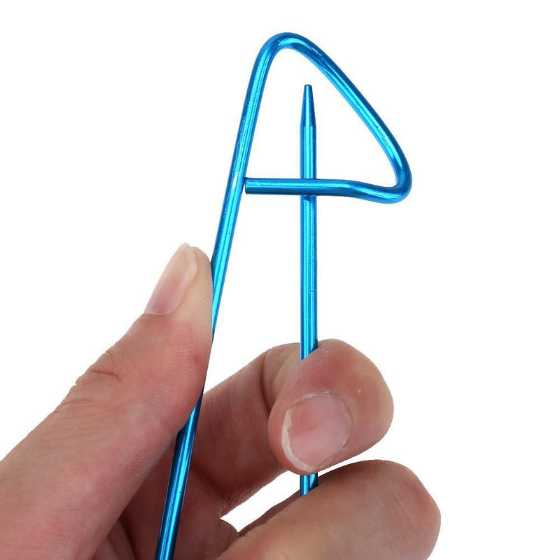 5pcs Aluminum Alloy Knit Holders Knitting Needles Markers Craft Hook