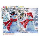 5D Diamond Paintings Christmas Snowman Embroidery DIY-Cross Stitch Xmas