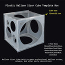 Birthday Wedding Balloon Decor Square Case Balloon Sizer Box Measurement Tool