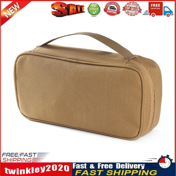 Outdoor Travel Camping EDC Tool Storage Bag First Aid Kits Pouch (Khaki) Newly