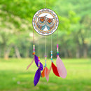 Acrylic Lucky Wind Chime Diamond Painting Dream Catcher Pendant Home Art Deco