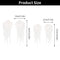 DIY Crafts White Embroidery Sewing Flower Collar Patch Angel Wing Applique