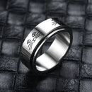 Stainless Steel Anti Anxiety Rings 8pcs Stress Relief Band Ring (8)