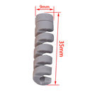 5pcs Bicycle Brake Cable Protector Anti-Friction Protective Cover (Gray) Newly