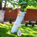 Crystal Wind Chimes Chandelier Rainbow Dragonfly Beads Hanging Decor (6)