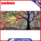 Color Tree Oil Paint By Numbers DIY Canvas Wall Picture Craft Home Decorations