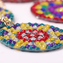 DIY Diamond Painting Mandala Patterns Stud Earrings for Women (RZ001) Newly