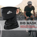 Summer Ice Silk Bicycle Bandana Face Tube Cycling Sunscreen Scarf (Black)