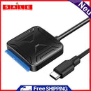 USB 3.1 Type C to 2.5 3.5 SATA III 17"" Hard Drive Cable for Data Transfer