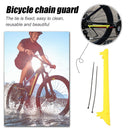 Bicycle Chainstay Protector Cover Thick Rubber Chain Stay Guard (Yellow) Newly