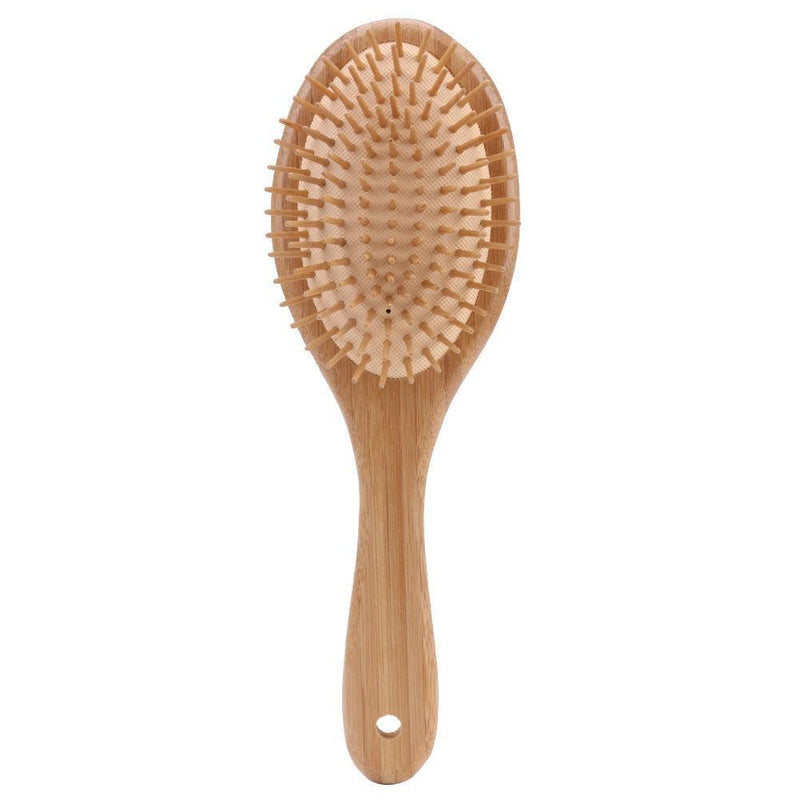 Wood Bamboo Anti-static Hair Vent Brushes Care Air Cushion Massage Comb (L)