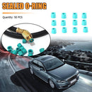 50pcs/lot A/C 1/4 Charging Hose Manifold Repair Rubber Sealing O-ring Green
