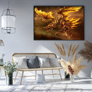 11CT Dragon Animal Full Embroidery Print Chinese Cross Stitch Set Handmade Gift