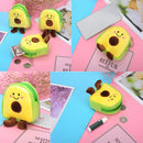 Pocket Key Money Bag Avocado Coin Purse Fruit Shape Clutch Card Wallet Storage