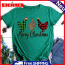 Merry Christmas Tea T-Shirt -606678 XXXL-Dark Green