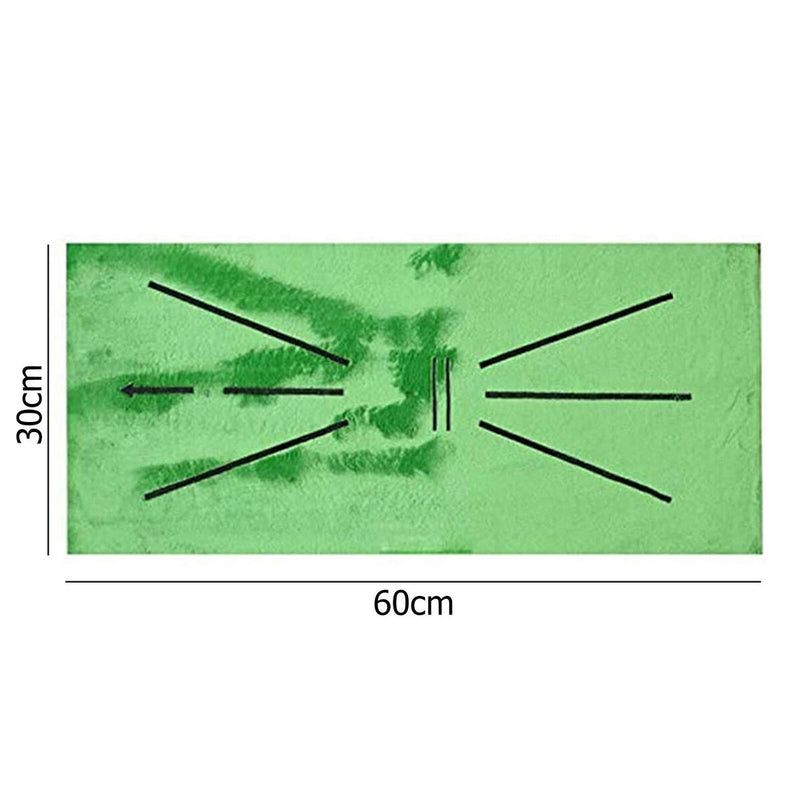 Golf Training Mat for Swing Detection, Portable Putting Batting Practice Ai