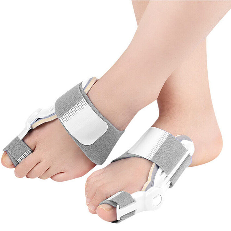 Big Bone Toe Separator Bunion Straightener Hallux Valgus Corrector (Gray) Newly