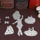 Beautiful Girls DIY Punch Molds Stencils Scrapbook Emboss Craft Album Card