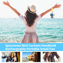 #A Portable Spaceman Bladeless Fan USB Rechargeable Battery & Anti-slip Handles